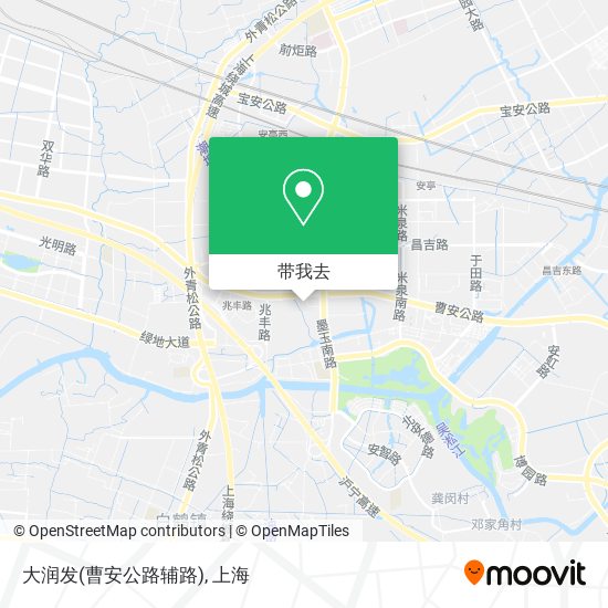 大润发(曹安公路辅路)地图