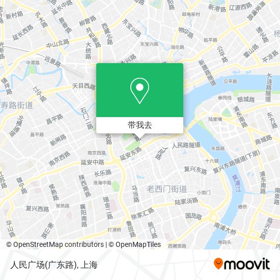 人民广场(广东路)地图