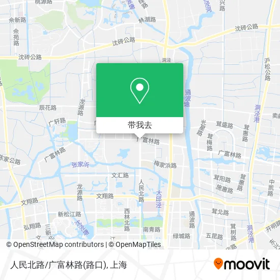 人民北路/广富林路(路口)地图