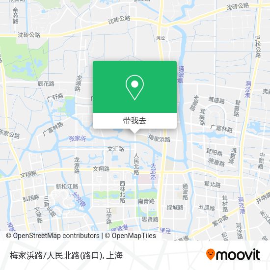 梅家浜路/人民北路(路口)地图