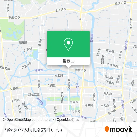 梅家浜路/人民北路(路口)地图
