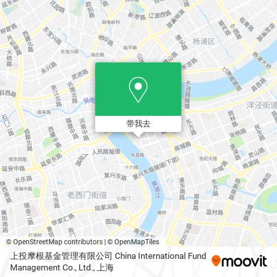 上投摩根基金管理有限公司 China International Fund Management Co., Ltd.地图
