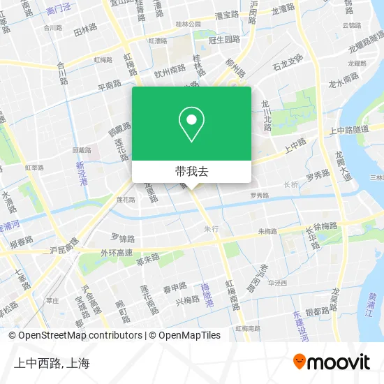上中西路地图