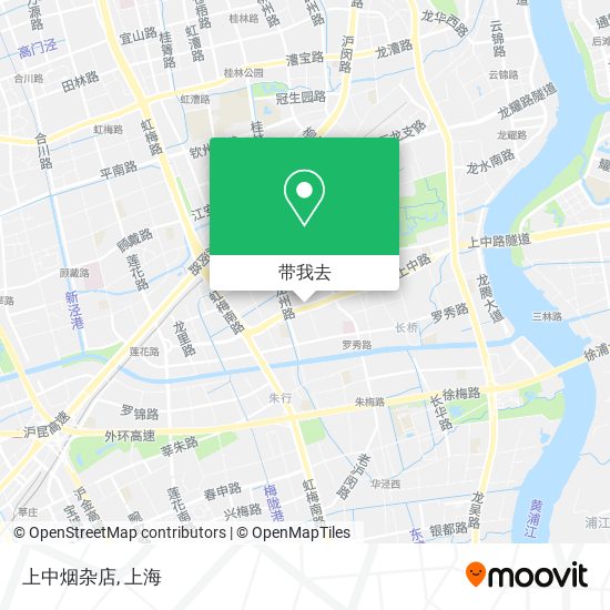 上中烟杂店地图