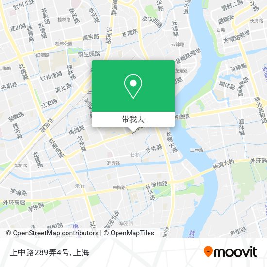 上中路289弄4号地图
