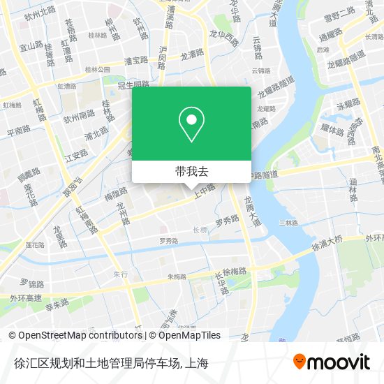 徐汇区规划和土地管理局停车场地图