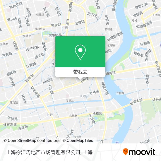 上海徐汇房地产市场管理有限公司地图
