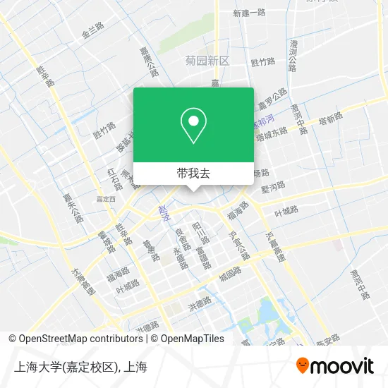 上海大学(嘉定校区)地图