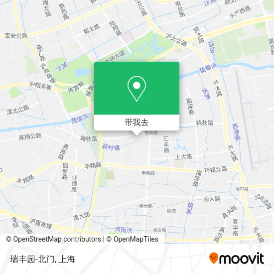瑞丰园-北门地图