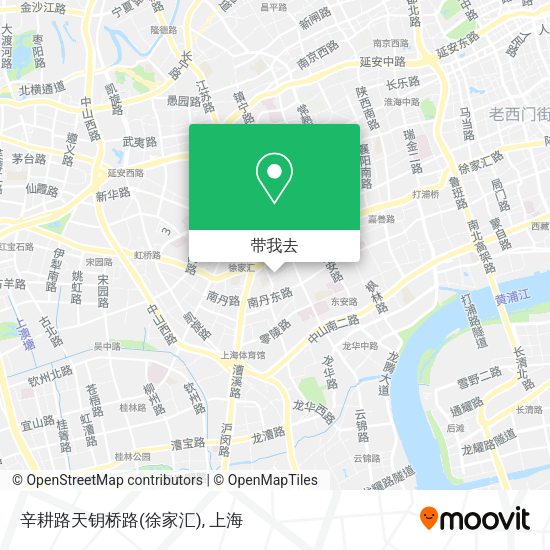 辛耕路天钥桥路(徐家汇)地图