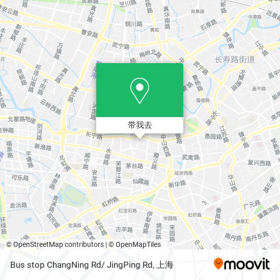 Bus stop ChangNing Rd/ JingPing Rd地图