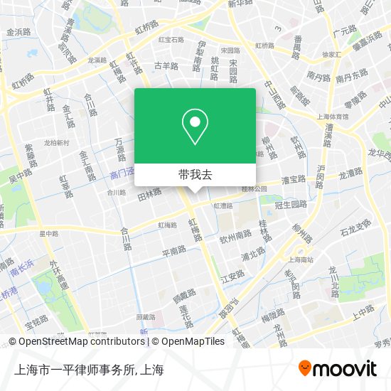 上海市一平律师事务所地图