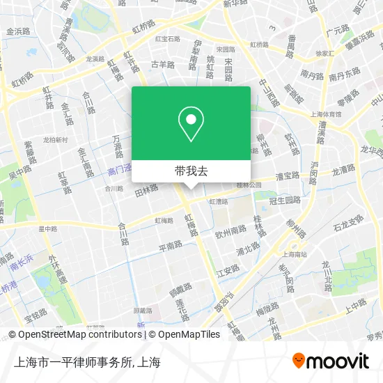 上海市一平律师事务所地图