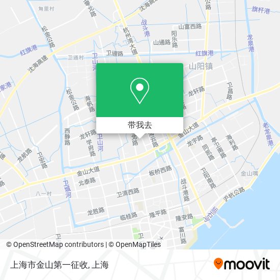 上海市金山第一征收地图
