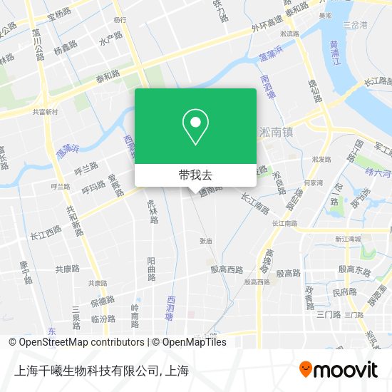 上海千曦生物科技有限公司地图