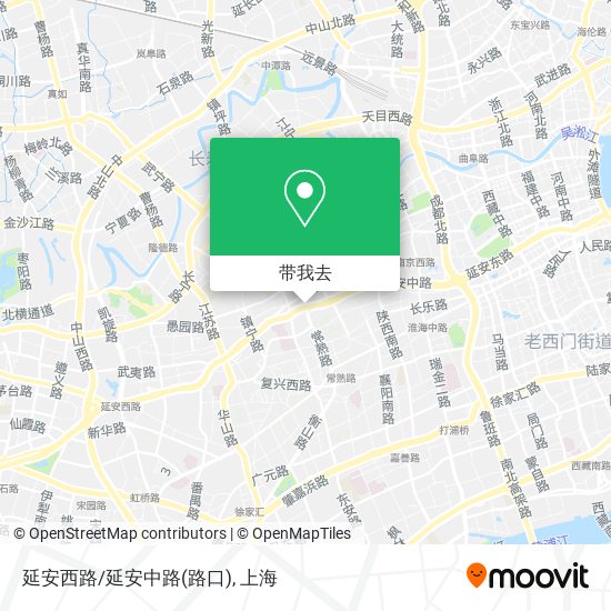 延安西路/延安中路(路口)地图