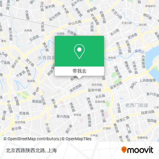 北京西路陕西北路地图