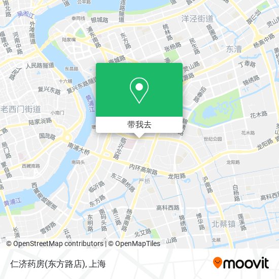 仁济药房(东方路店)地图