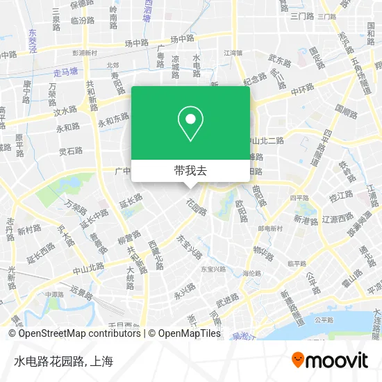 水电路花园路地图