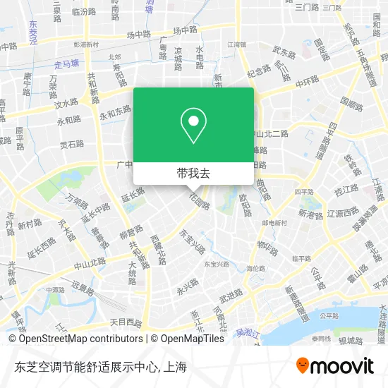 东芝空调节能舒适展示中心地图