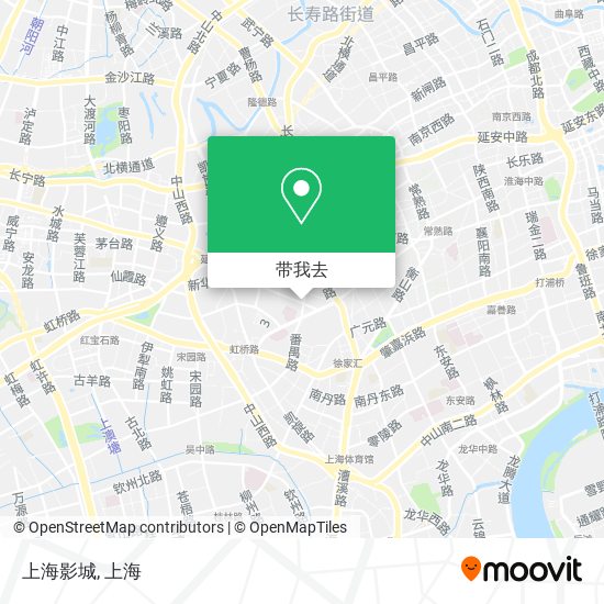 上海影城地图