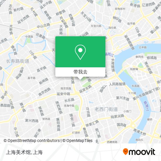 上海美术馆地图