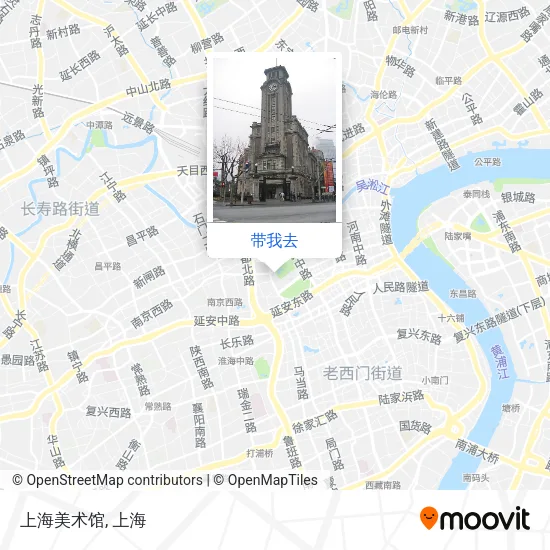 上海美术馆地图