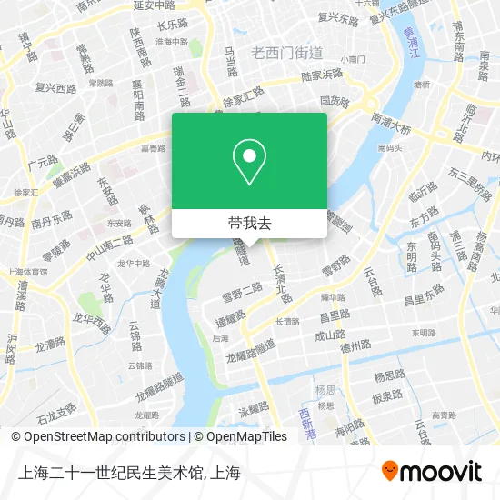 上海二十一世纪民生美术馆地图
