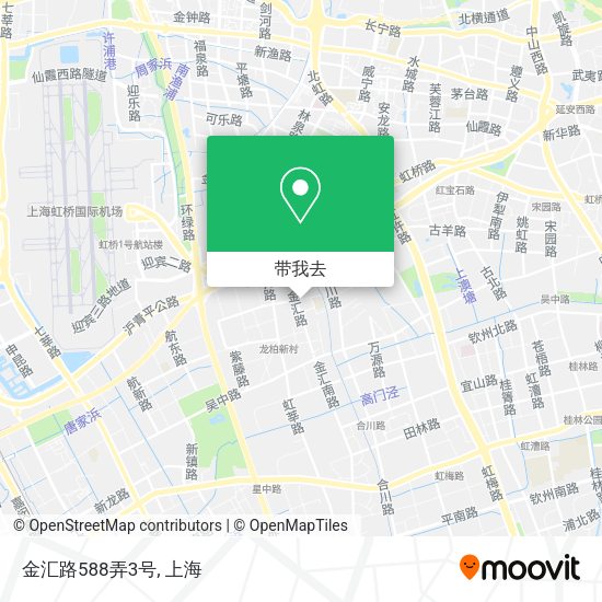 金汇路588弄3号地图
