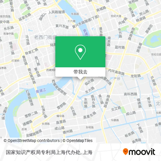 国家知识产权局专利局上海代办处地图