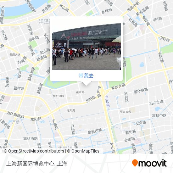 上海新国际博览中心地图