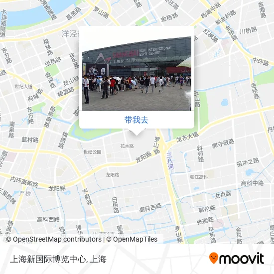 上海新国际博览中心地图
