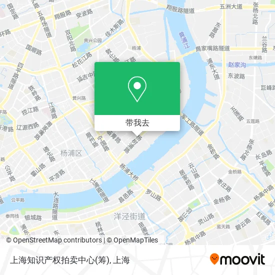 上海知识产权拍卖中心(筹)地图