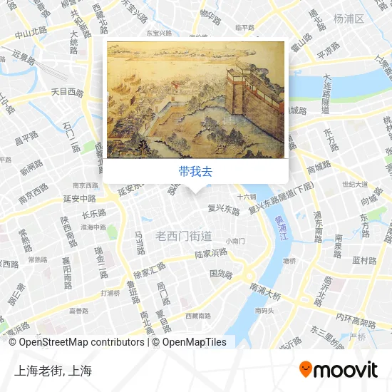 上海老街地图