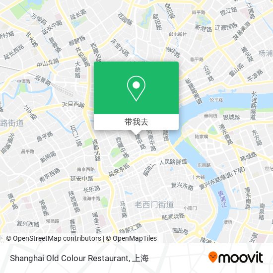 Shanghai Old Colour Restaurant地图