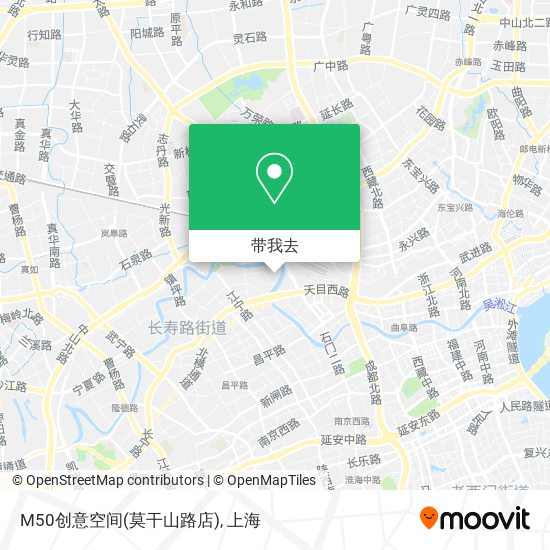 M50创意空间(莫干山路店)地图