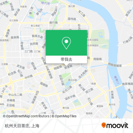杭州天目茶庄地图