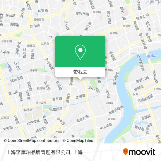 上海李库珀品牌管理有限公司地图