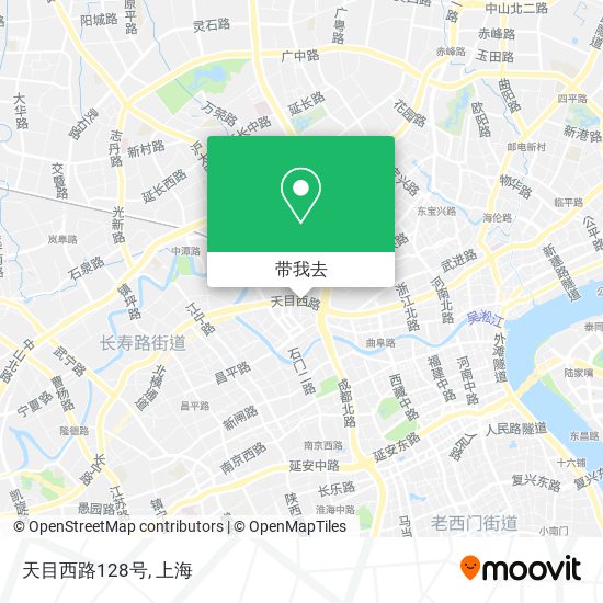 天目西路128号地图