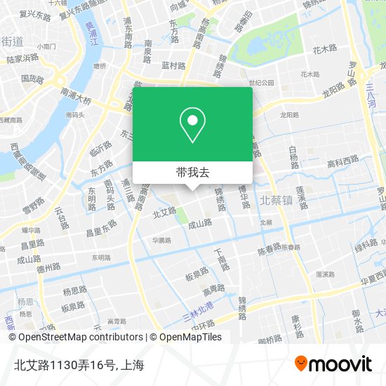 北艾路1130弄16号地图