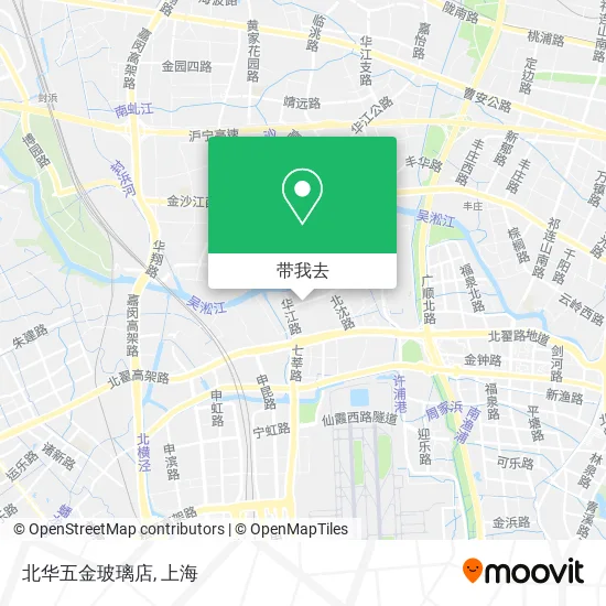 北华五金玻璃店地图