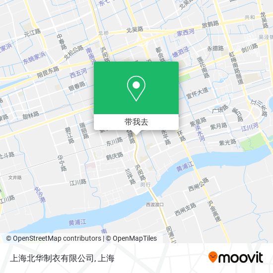 上海北华制衣有限公司地图
