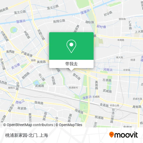 桃浦新家园-北门地图