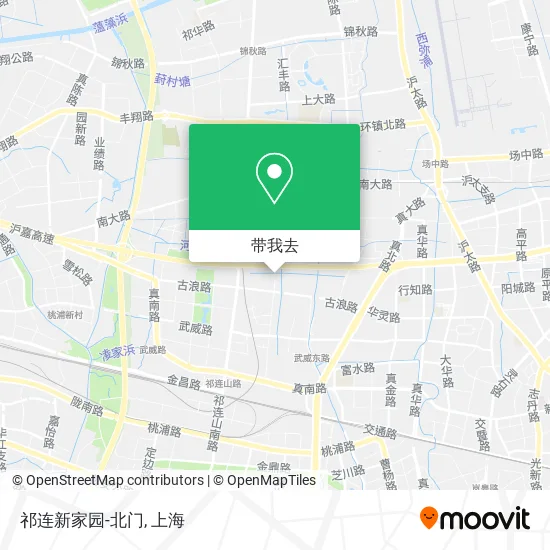 祁连新家园-北门地图
