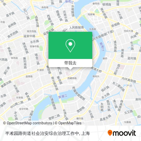 半凇园路街道社会治安综合治理工作中地图