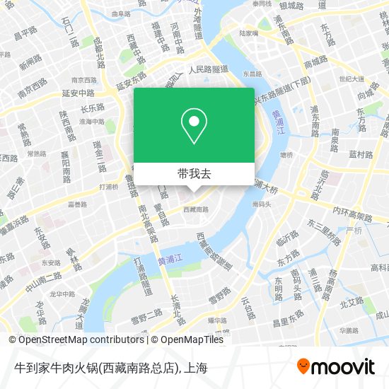 牛到家牛肉火锅(西藏南路总店)地图