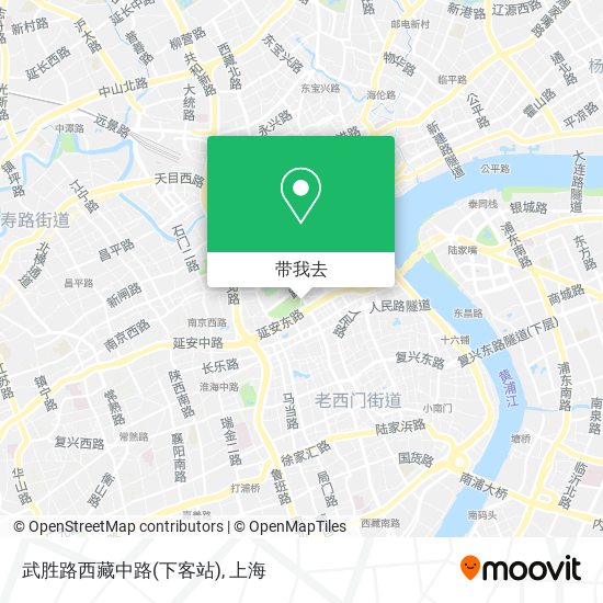 武胜路西藏中路(下客站)地图