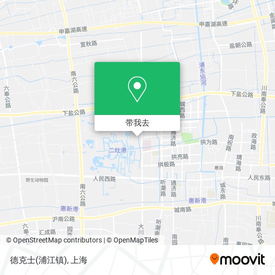 德克士(浦江镇)地图