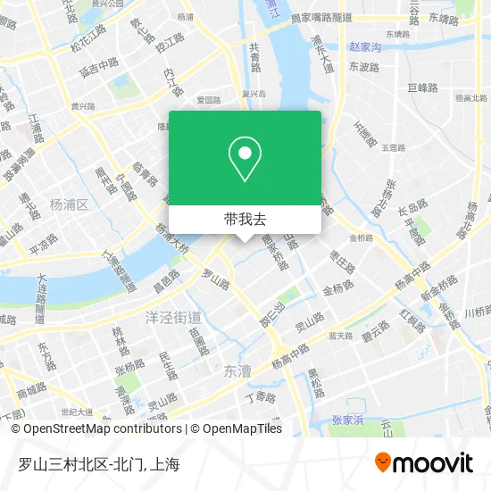 罗山三村北区-北门地图