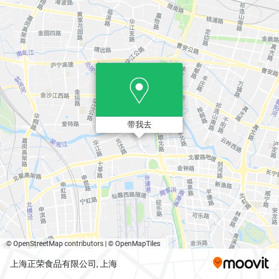 上海正荣食品有限公司地图